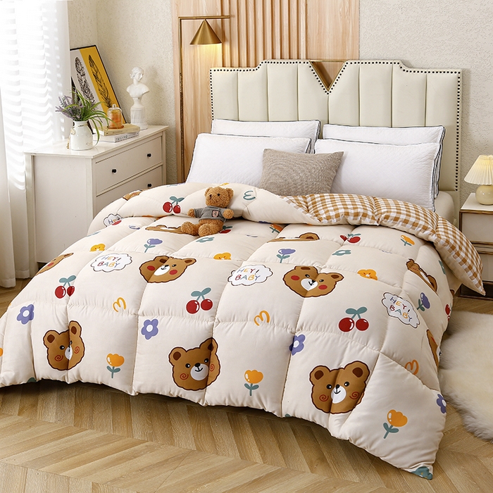 91家纺网 家纺一手货源 找家纺 （总）友承家纺 2026新款床上用品加厚保暖冬被棉被春秋被褥被芯学生单人宿舍羽丝棉被水洗棉垫被