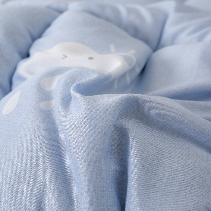 91家纺网 家纺一手货源 找家纺 友承家纺 2026新款床上用品加厚保暖冬被棉被春秋被褥被芯学生单人宿舍羽丝棉被水洗棉垫被 云朵