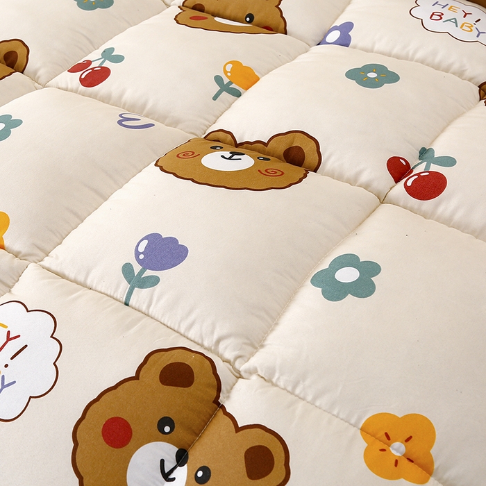 91家纺网 家纺一手货源 找家纺 友承家纺 2026新款床上用品加厚保暖冬被棉被春秋被褥被芯学生单人宿舍羽丝棉被水洗棉垫被 baby熊