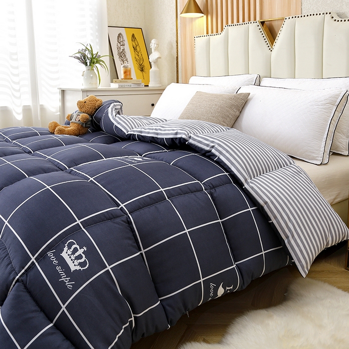 91家纺网 家纺一手货源 找家纺 友承家纺 2026新款床上用品加厚保暖冬被棉被春秋被褥被芯学生单人宿舍羽丝棉被水洗棉垫被 初遇