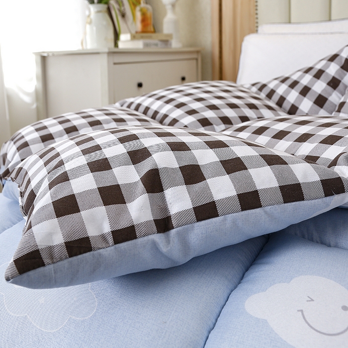 91家纺网 家纺一手货源 找家纺 友承家纺 2026新款床上用品加厚保暖冬被棉被春秋被褥被芯学生单人宿舍羽丝棉被水洗棉垫被 云朵