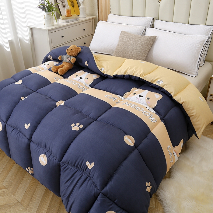 91家纺网 家纺一手货源 找家纺 友承家纺 2026新款床上用品加厚保暖冬被棉被春秋被褥被芯学生单人宿舍羽丝棉被水洗棉垫被 期待