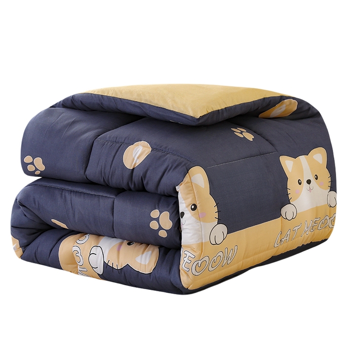 91家纺网 家纺一手货源 找家纺 友承家纺 2026新款床上用品加厚保暖冬被棉被春秋被褥被芯学生单人宿舍羽丝棉被水洗棉垫被 期待