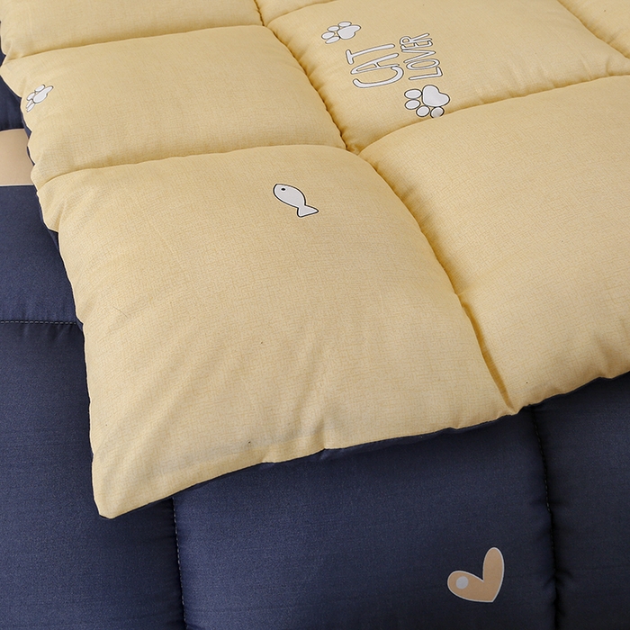 91家纺网 家纺一手货源 找家纺 友承家纺 2026新款床上用品加厚保暖冬被棉被春秋被褥被芯学生单人宿舍羽丝棉被水洗棉垫被 期待