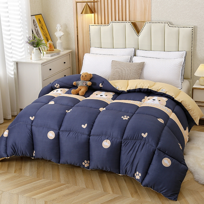 91家纺网 家纺一手货源 找家纺 友承家纺 2026新款床上用品加厚保暖冬被棉被春秋被褥被芯学生单人宿舍羽丝棉被水洗棉垫被 期待