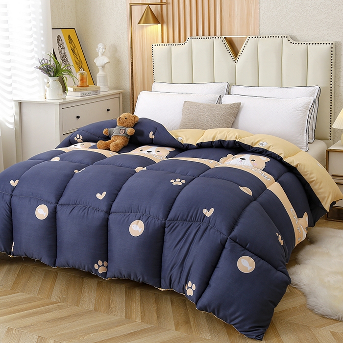 91家纺网 家纺一手货源 找家纺 友承家纺 2026新款床上用品加厚保暖冬被棉被春秋被褥被芯学生单人宿舍羽丝棉被水洗棉垫被 期待