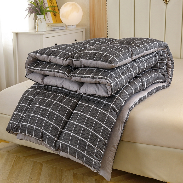 91家纺网 家纺一手货源 找家纺 友承家纺 2026新款床上用品加厚保暖冬被棉被春秋被褥被芯学生单人宿舍羽丝棉被水洗棉垫被 慕尼黑