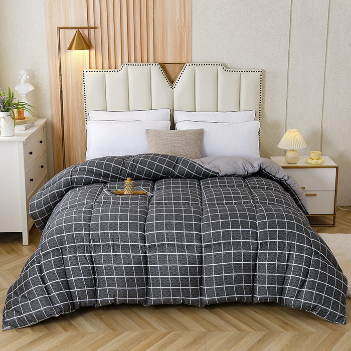 91家纺网 家纺一手货源 找家纺 友承家纺 2026新款床上用品加厚保暖冬被棉被春秋被褥被芯学生单人宿舍羽丝棉被水洗棉垫被 慕尼黑