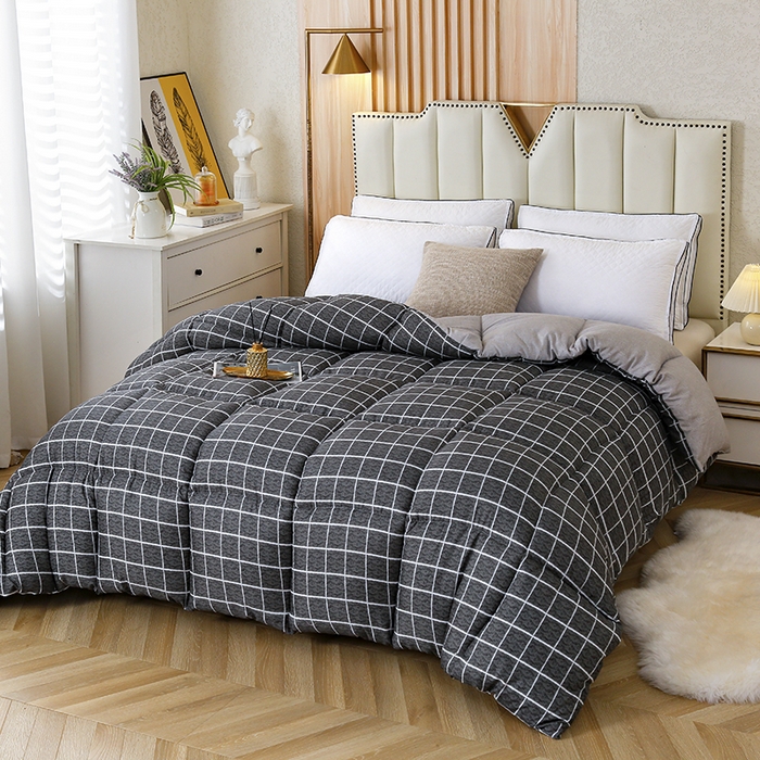 91家纺网 家纺一手货源 找家纺 友承家纺 2026新款床上用品加厚保暖冬被棉被春秋被褥被芯学生单人宿舍羽丝棉被水洗棉垫被 慕尼黑