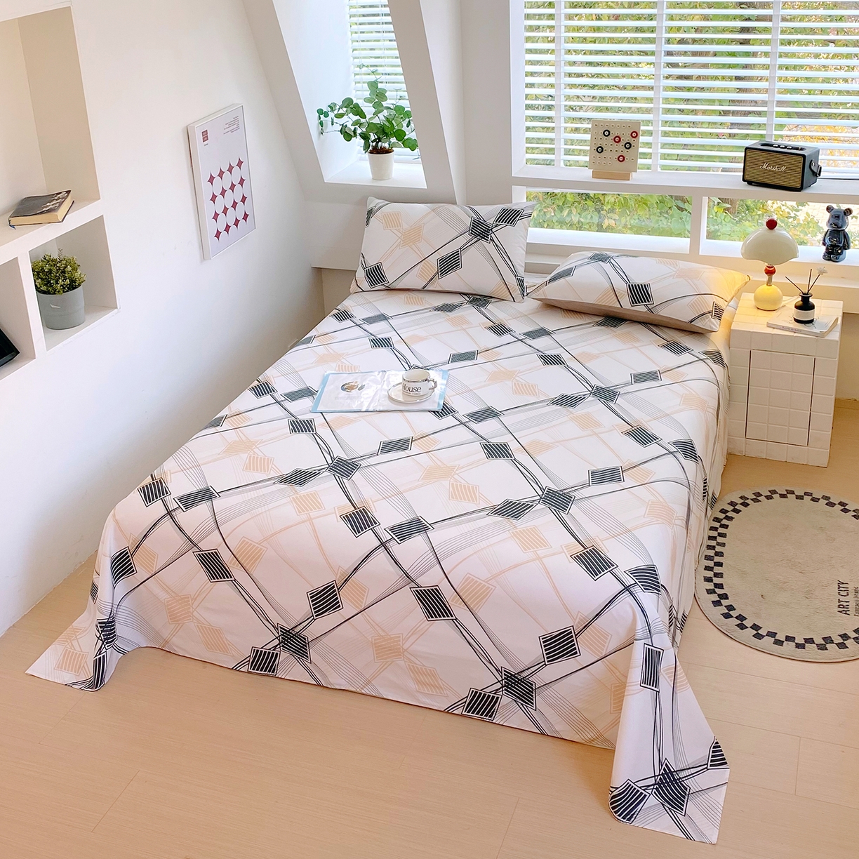 91家纺网 家纺一手货源 找家纺 （总）小懒猪 2026全棉纯棉印花单床单床单单件