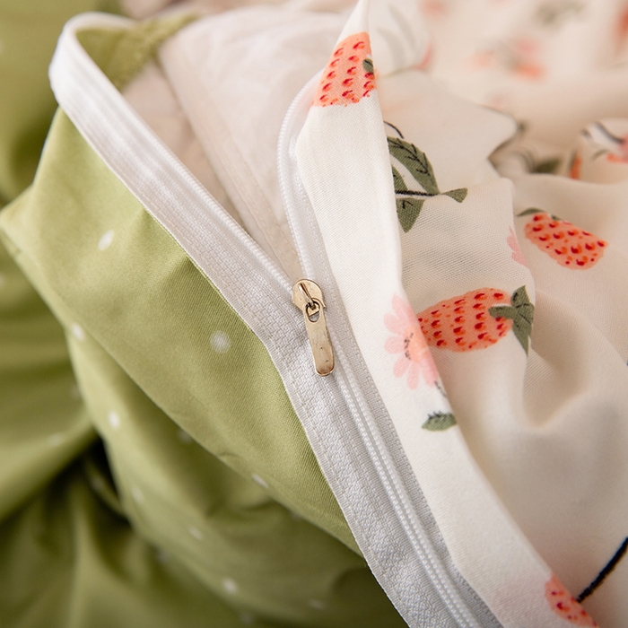 91家纺网 家纺一手货源 找家纺 友承家纺 2026新款床上用品磨毛四件套被单被套学生宿舍单人三件套被罩单件四季通用150cmx200cm 恋爱味道