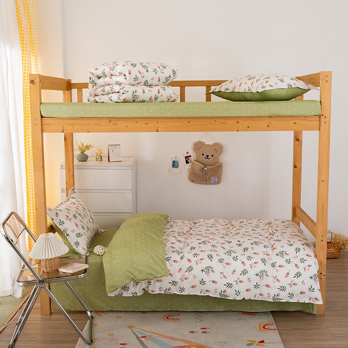 91家纺网 家纺一手货源 找家纺 友承家纺 2026新款床上用品磨毛四件套被单被套学生宿舍单人三件套被罩单件四季通用150cmx200cm 恋爱味道