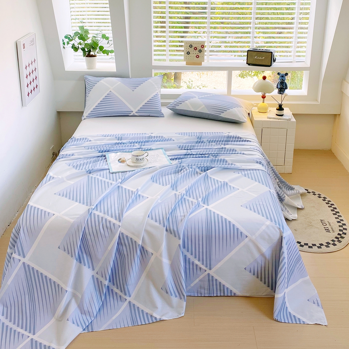 91家纺网 家纺一手货源 找家纺 （总）小懒猪 2026全棉纯棉印花单床单床单单件