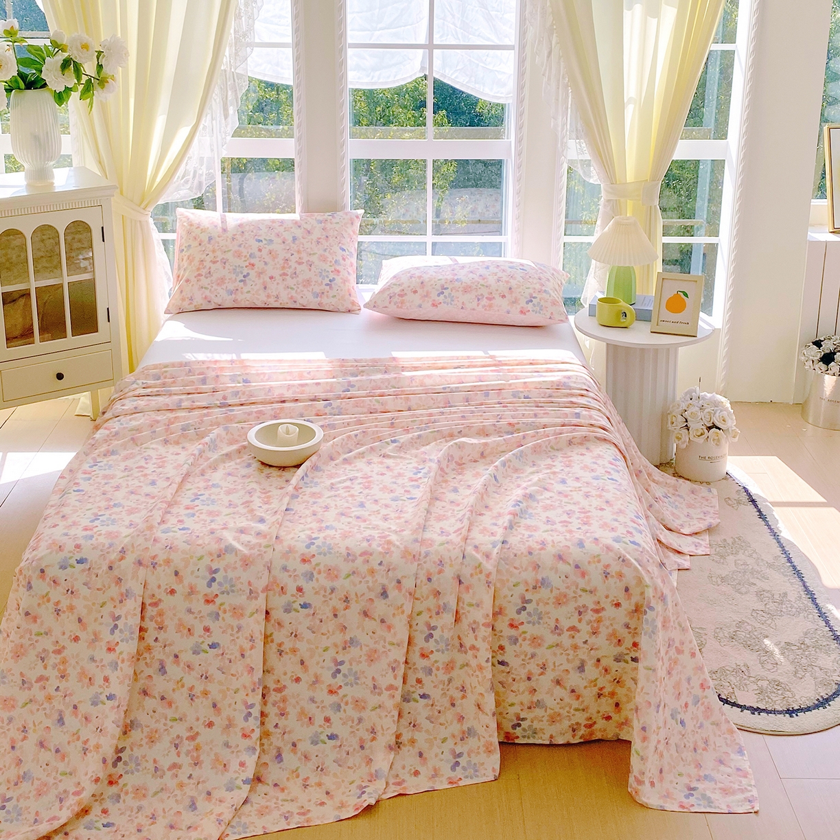 91家纺网 家纺一手货源 找家纺 （总）小懒猪 2026全棉纯棉印花单床单床单单件