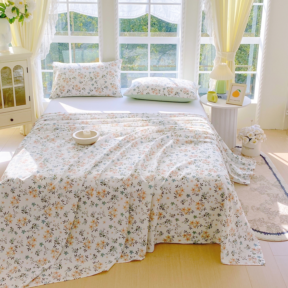 91家纺网 家纺一手货源 找家纺 （总）小懒猪 2026全棉纯棉印花单床单床单单件