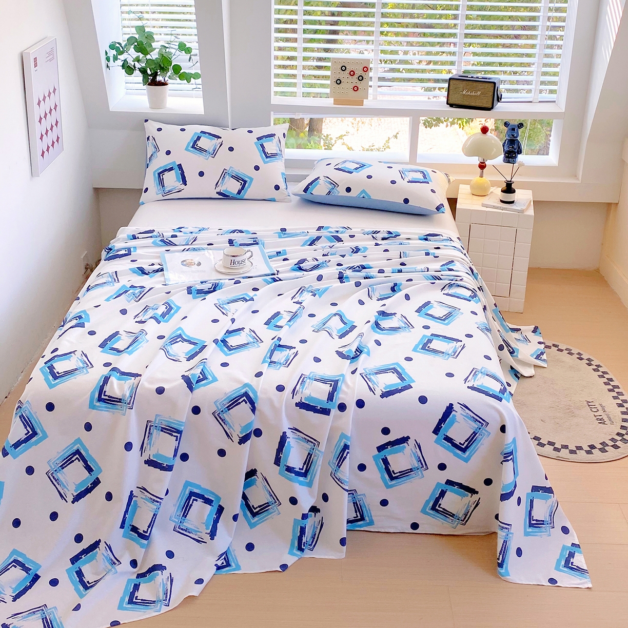 91家纺网 家纺一手货源 找家纺 （总）小懒猪 2026全棉纯棉印花单床单床单单件