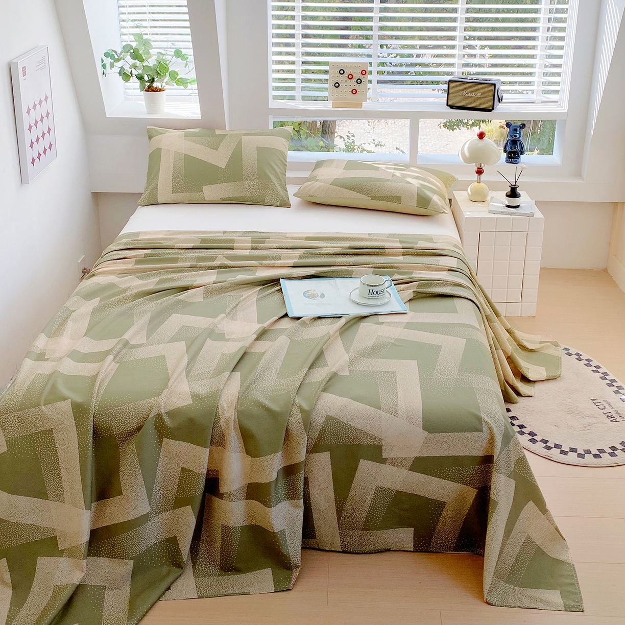 91家纺网 家纺一手货源 找家纺 （总）小懒猪 2026全棉纯棉印花单床单床单单件