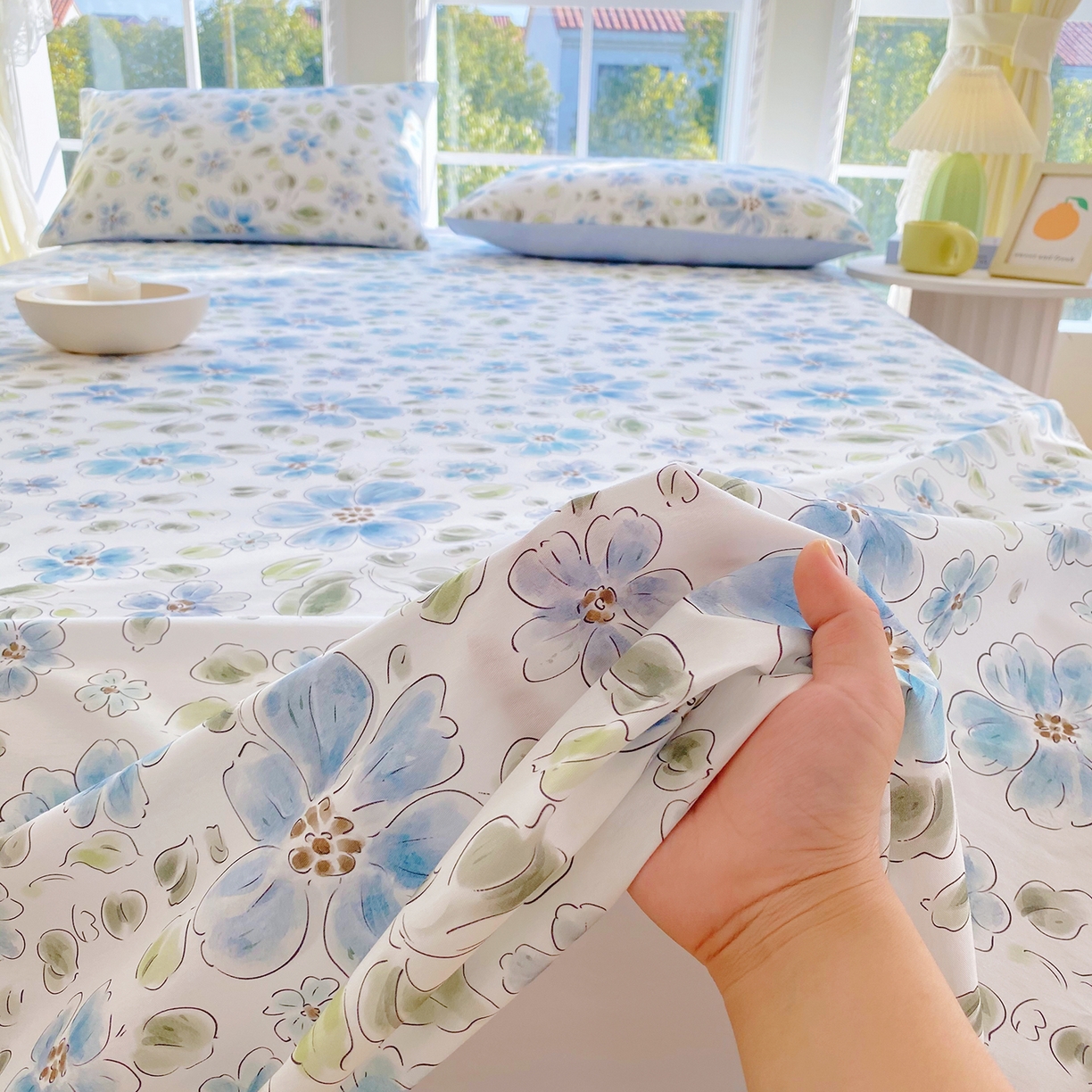 91家纺网 家纺一手货源 找家纺 小懒猪 2026全棉纯棉印花单床单床单单件 柳色衫林