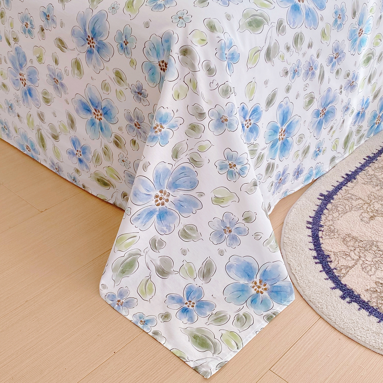 91家纺网 家纺一手货源 找家纺 小懒猪 2026全棉纯棉印花单床单床单单件 柳色衫林