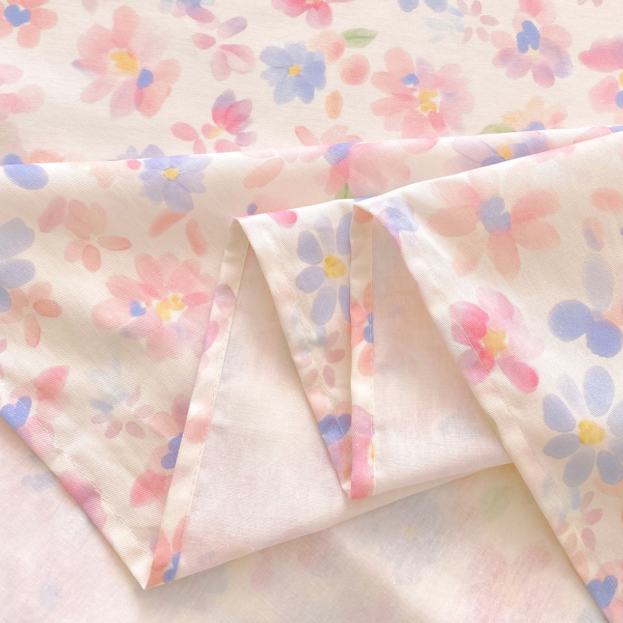 91家纺网 家纺一手货源 找家纺 小懒猪 2026全棉纯棉印花单床单床单单件 漫彩花韵