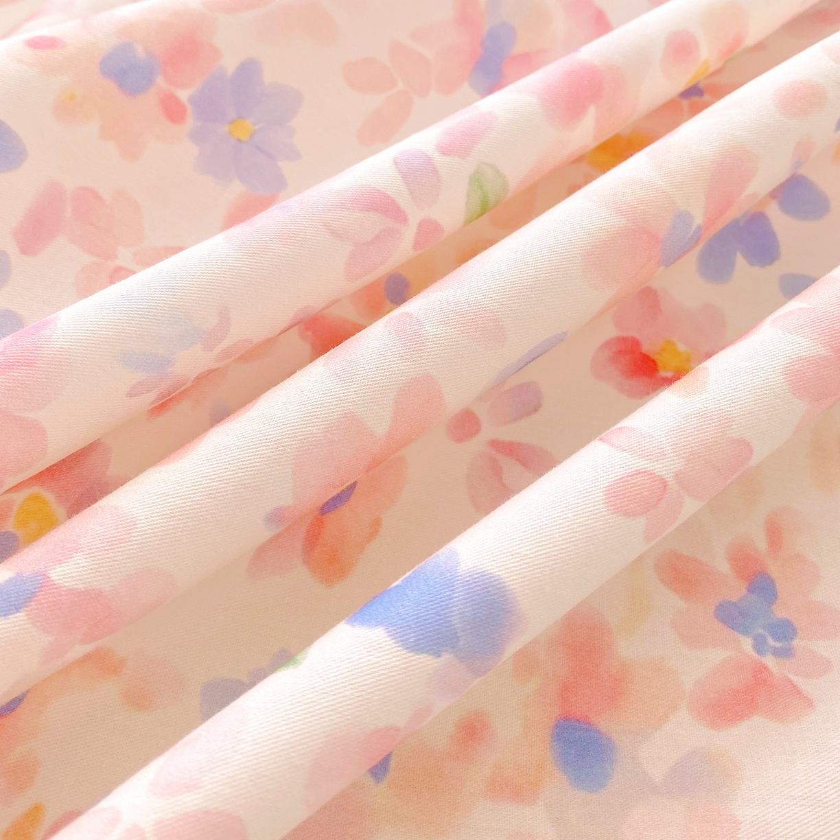 91家纺网 家纺一手货源 找家纺 小懒猪 2026全棉纯棉印花单床单床单单件 漫彩花韵