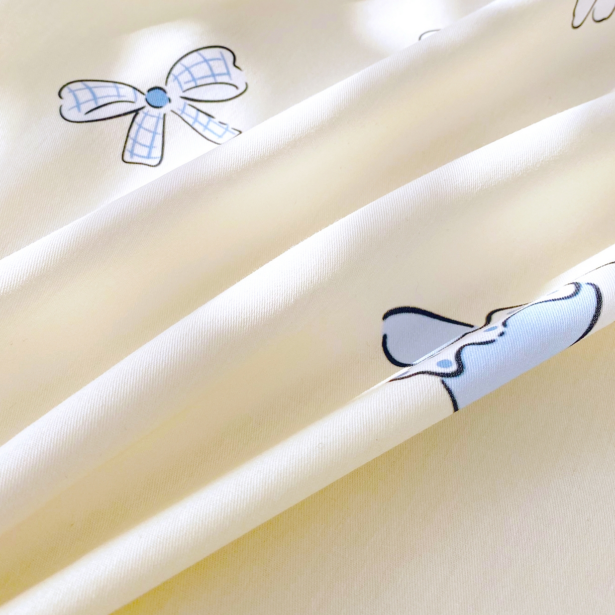 91家纺网 家纺一手货源 找家纺 小懒猪 2026全棉纯棉印花单床单 （提供买家秀） 喵语时光