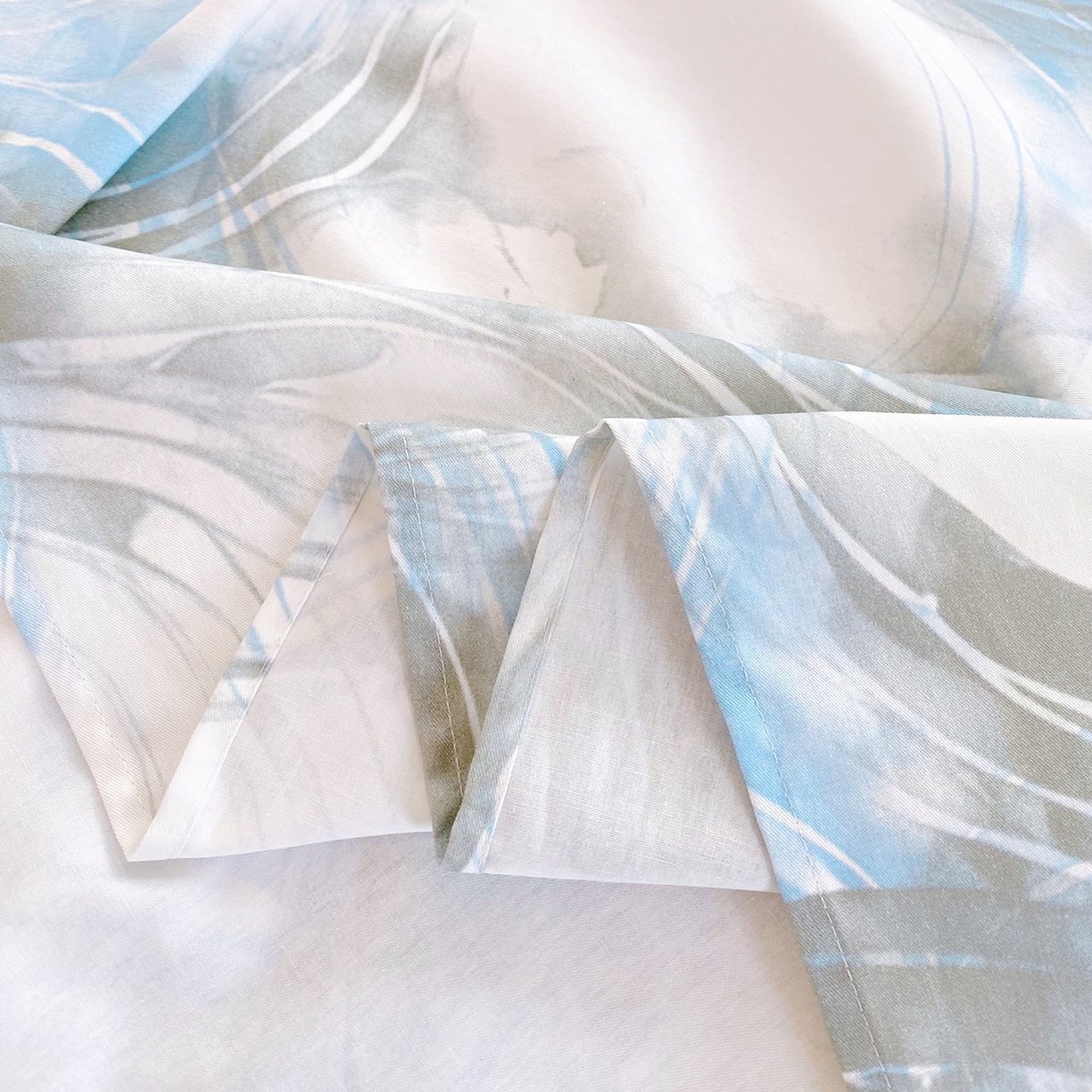 91家纺网 家纺一手货源 找家纺 小懒猪 2026全棉纯棉印花单床单床单单件 墨旋