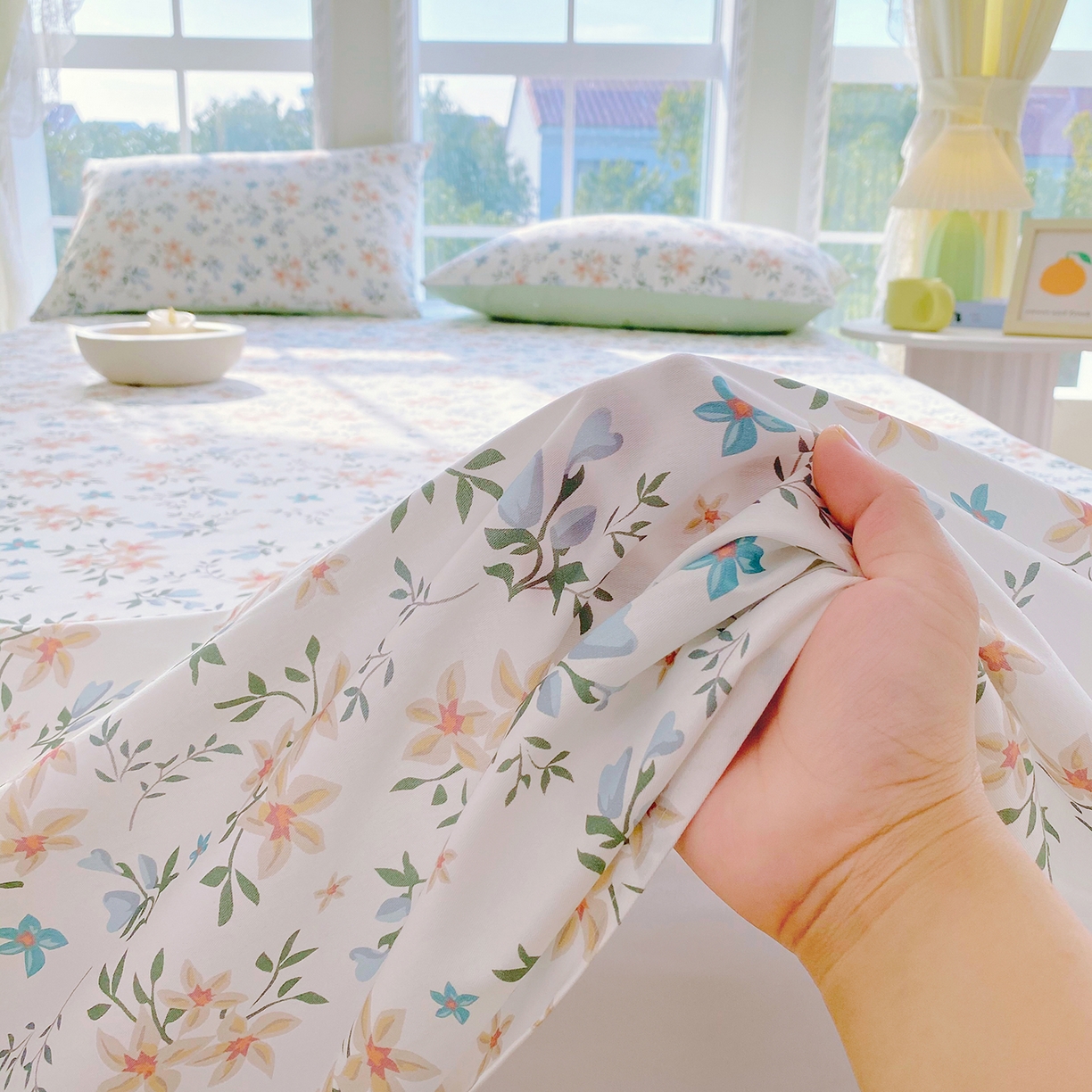 91家纺网 家纺一手货源 找家纺 小懒猪 2026全棉纯棉印花单床单床单单件 沐风苍兰