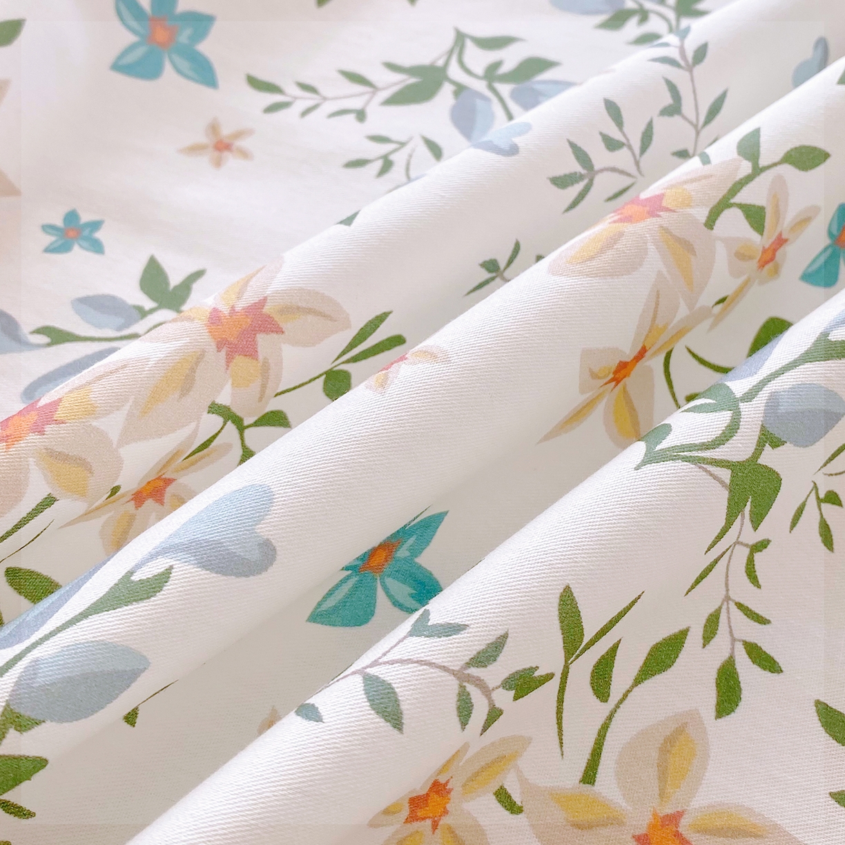 91家纺网 家纺一手货源 找家纺 小懒猪 2026全棉纯棉印花单床单床单单件 沐风苍兰