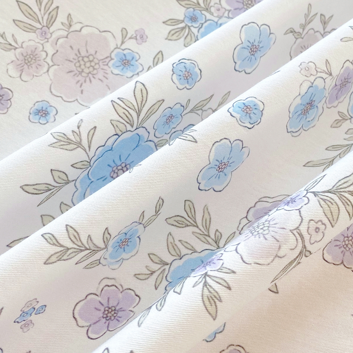 91家纺网 家纺一手货源 找家纺 小懒猪 2026全棉纯棉印花单床单床单单件 青蔓花盏