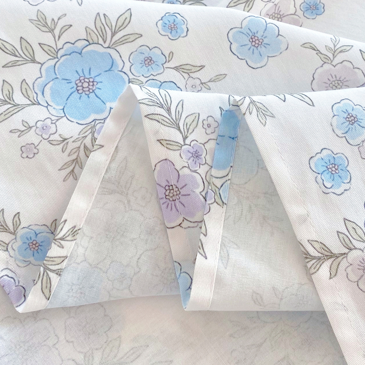 91家纺网 家纺一手货源 找家纺 小懒猪 2026全棉纯棉印花单床单床单单件 青蔓花盏