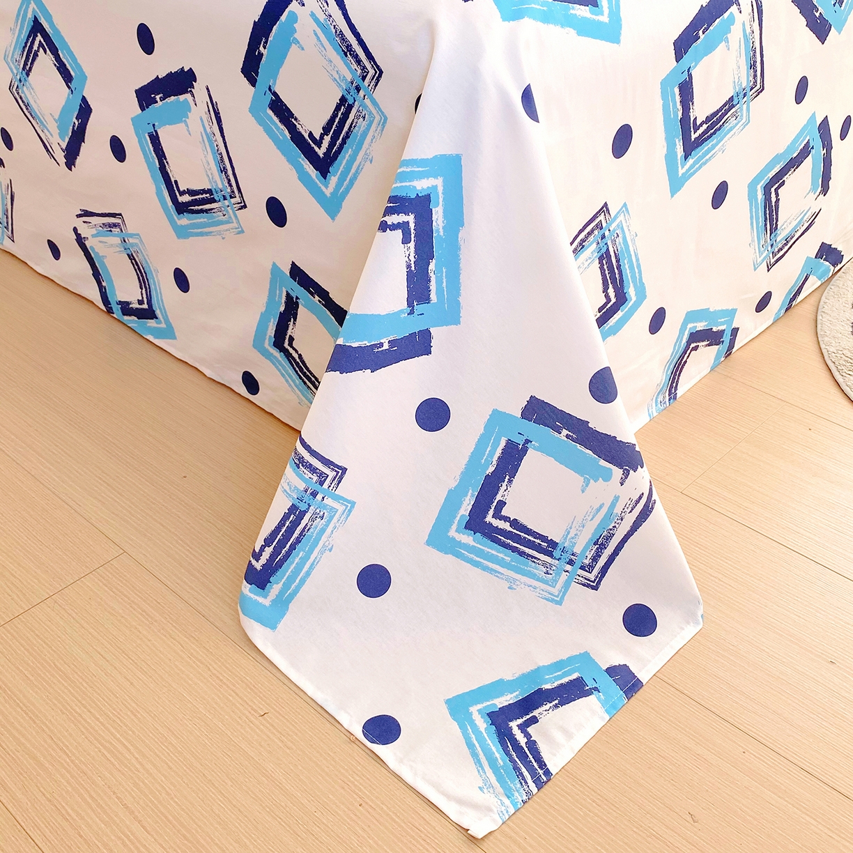 91家纺网 家纺一手货源 找家纺 小懒猪 2026全棉纯棉印花单床单床单单件 清棱