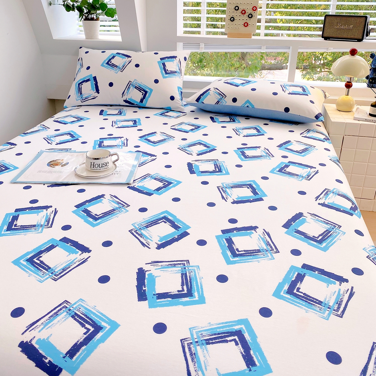 91家纺网 家纺一手货源 找家纺 小懒猪 2026全棉纯棉印花单床单床单单件 清棱