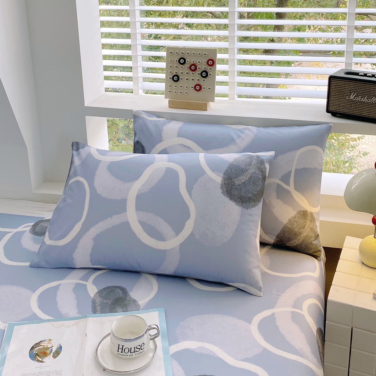 91家纺网 家纺一手货源 找家纺 小懒猪 2026全棉纯棉印花单床单床单单件 素环影