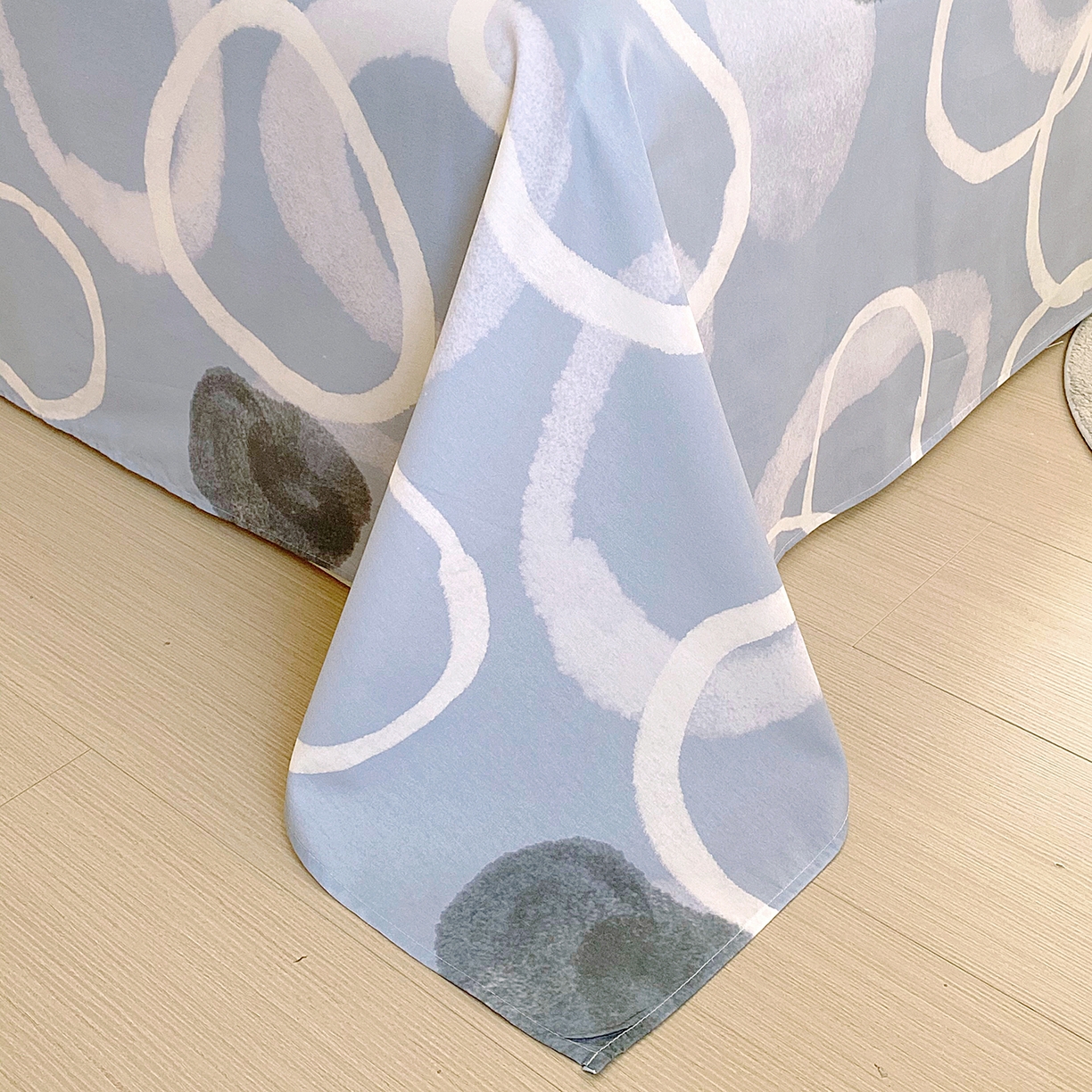 91家纺网 家纺一手货源 找家纺 小懒猪 2026全棉纯棉印花单床单床单单件 素环影