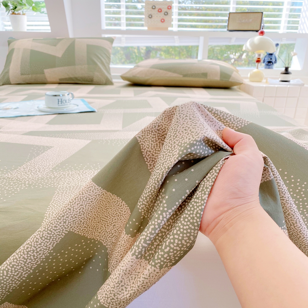 91家纺网 家纺一手货源 找家纺 小懒猪 2026全棉纯棉印花单床单床单单件 素律