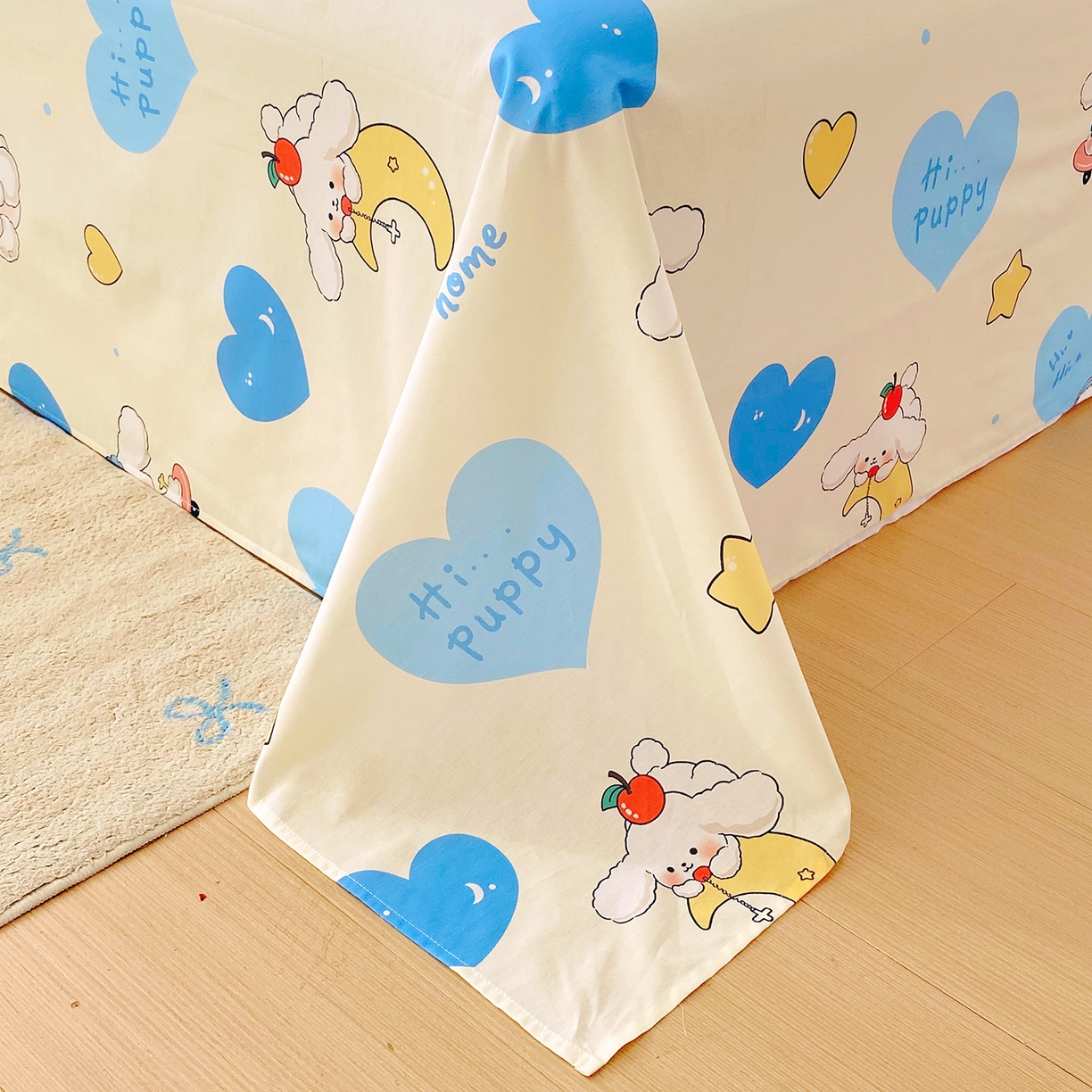 91家纺网 家纺一手货源 找家纺 小懒猪 2026全棉纯棉印花单床单床单单件 童梦汪旅