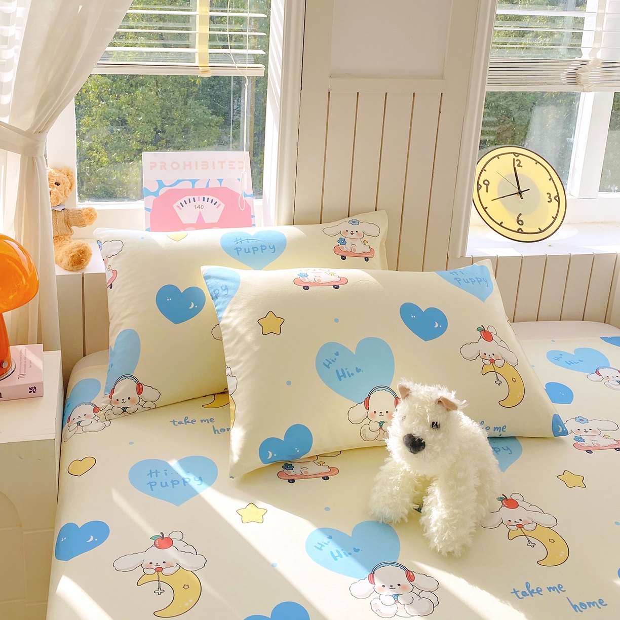 91家纺网 家纺一手货源 找家纺 小懒猪 2026全棉纯棉印花单床单床单单件 童梦汪旅