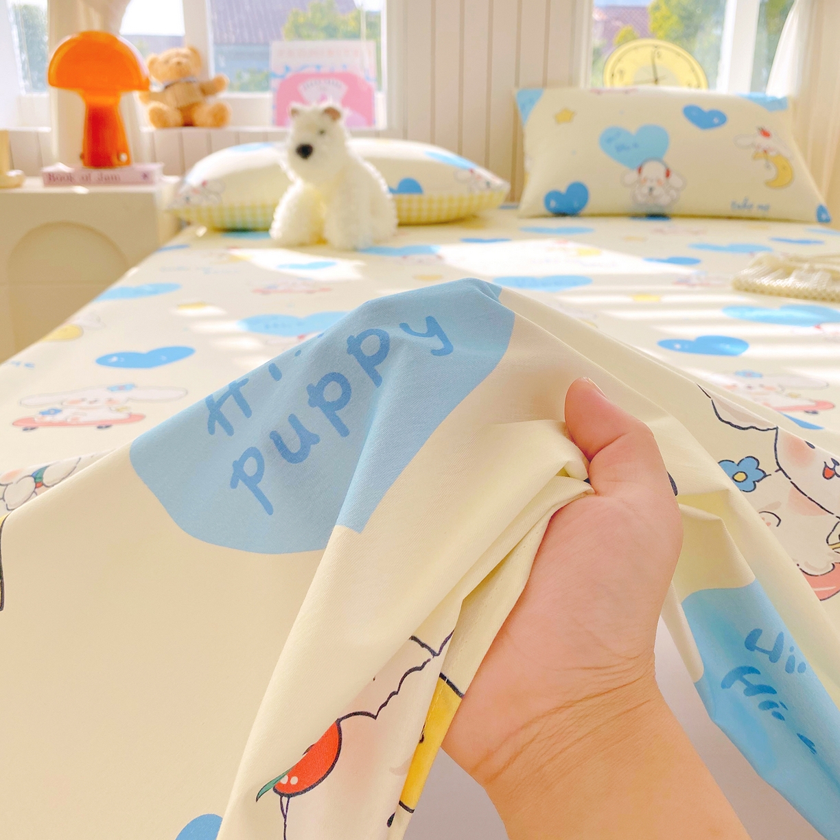 91家纺网 家纺一手货源 找家纺 小懒猪 2026全棉纯棉印花单床单床单单件 童梦汪旅