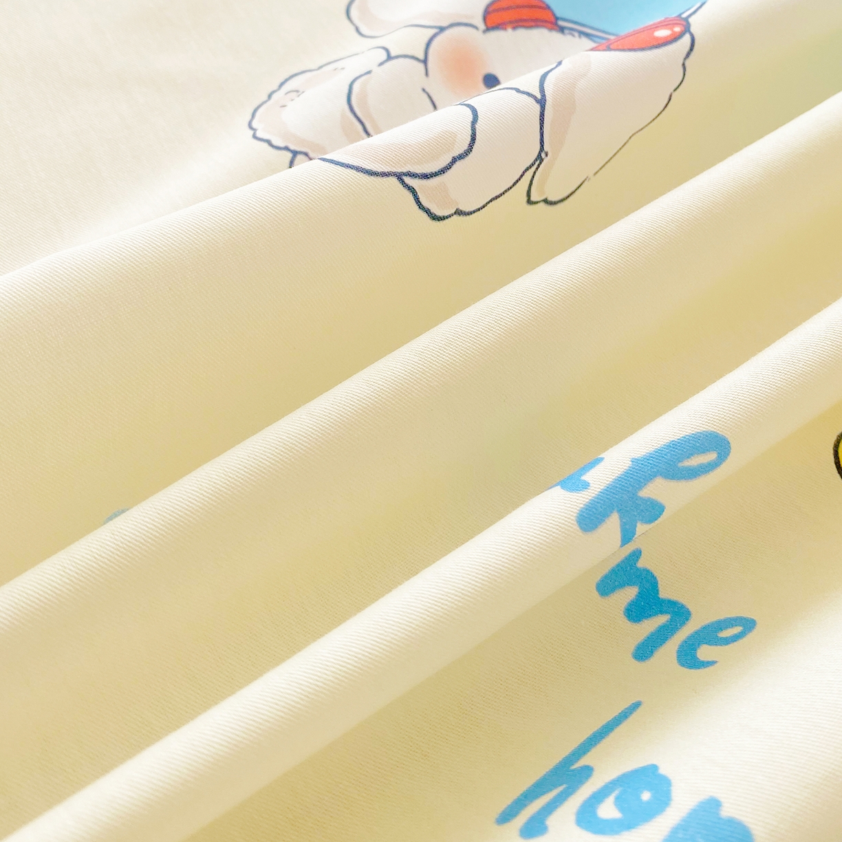 91家纺网 家纺一手货源 找家纺 小懒猪 2026全棉纯棉印花单床单床单单件 童梦汪旅