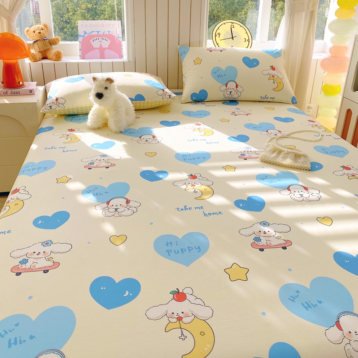 91家纺网 家纺一手货源 找家纺 小懒猪 2026全棉纯棉印花单床单床单单件 童梦汪旅