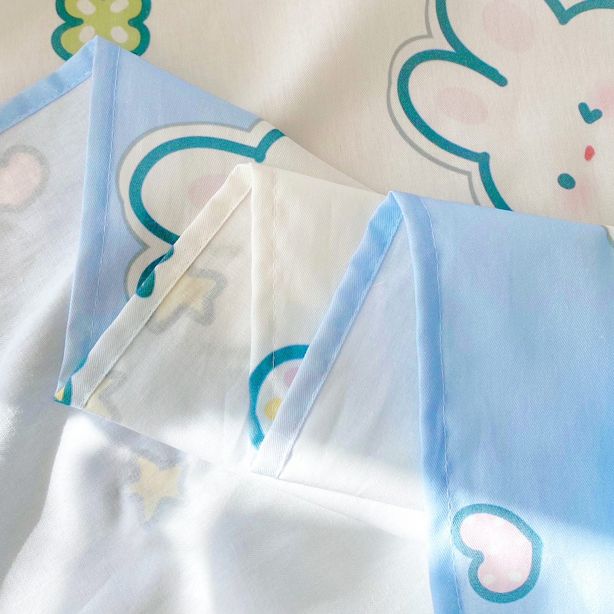 91家纺网 家纺一手货源 找家纺 小懒猪 2026全棉纯棉印花单床单床单单件 星兔软糖