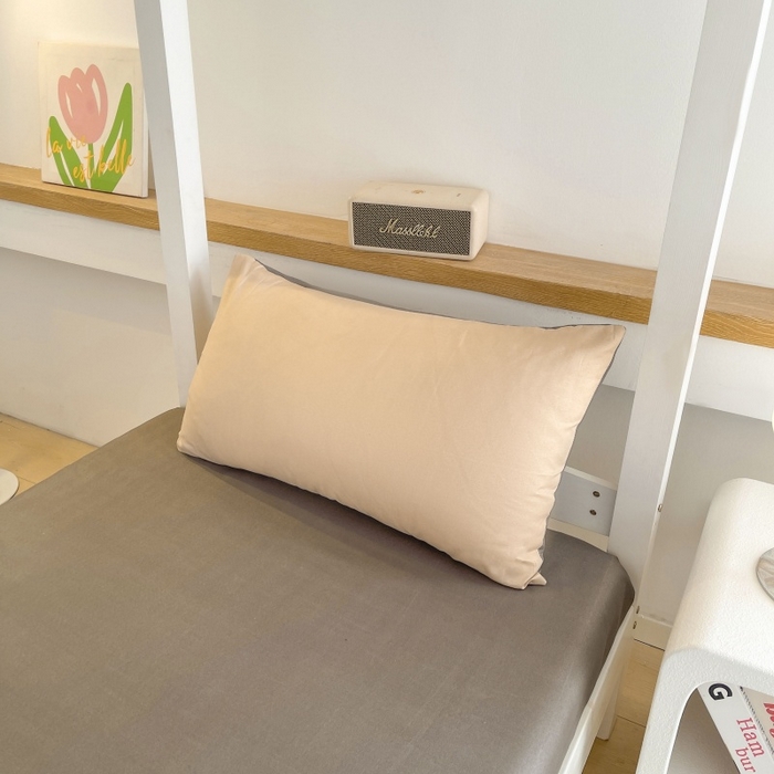 91家纺网 家纺一手货源 找家纺 友承家纺 2026新款四件套磨毛床单被套被罩简约纯色学生宿舍水洗棉3三件套床上用品4被套单件四季单独被罩 浅玉