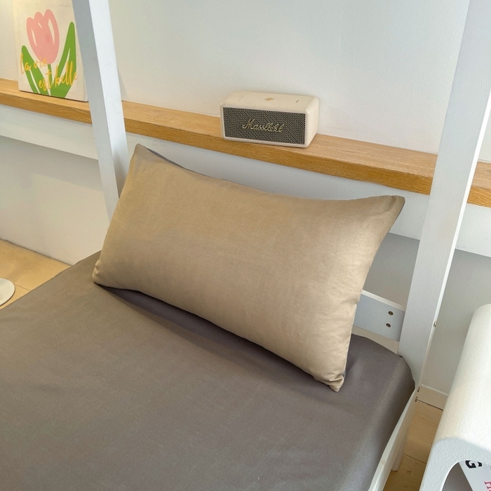 91家纺网 家纺一手货源 找家纺 友承家纺 2026新款四件套磨毛床单被套被罩简约纯色学生宿舍水洗棉3三件套床上用品4被套单件四季单独被罩 浅咖