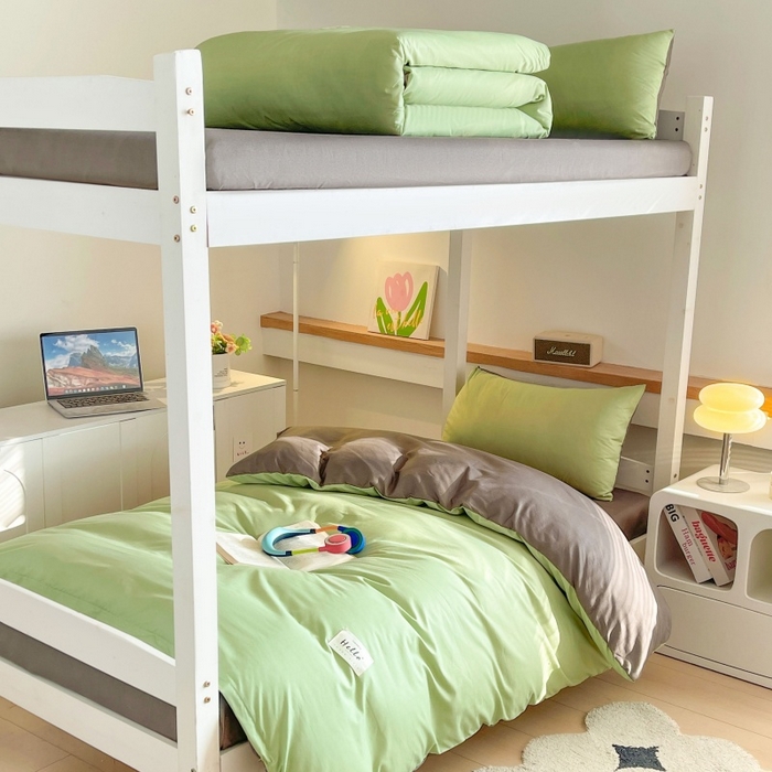 91家纺网 家纺一手货源 找家纺 （总）友承家纺 2026最新款床上用品被套单件冬季纯水洗棉被罩学生宿舍单人150x200x230cm双人磨毛被单