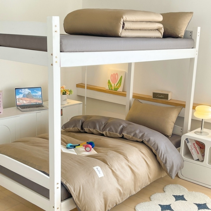 91家纺网 家纺一手货源 找家纺 （总）友承家纺 2026最新款床上用品被套单件冬季纯水洗棉被罩学生宿舍单人150x200x230cm双人磨毛被单