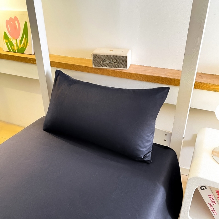 91家纺网 家纺一手货源 找家纺 友承家纺 2026最新款床上用品被套单件冬季纯水洗棉被罩学生宿舍单人150x200x230cm双人磨毛被单 藏青