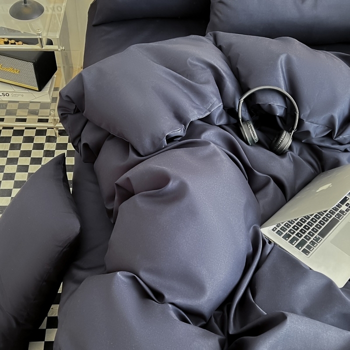 91家纺网 家纺一手货源 找家纺 （总）友承家纺 2026新款床上用品被套单件冬季纯水洗棉被罩学生宿舍单人150x200x230cm双人磨毛被单