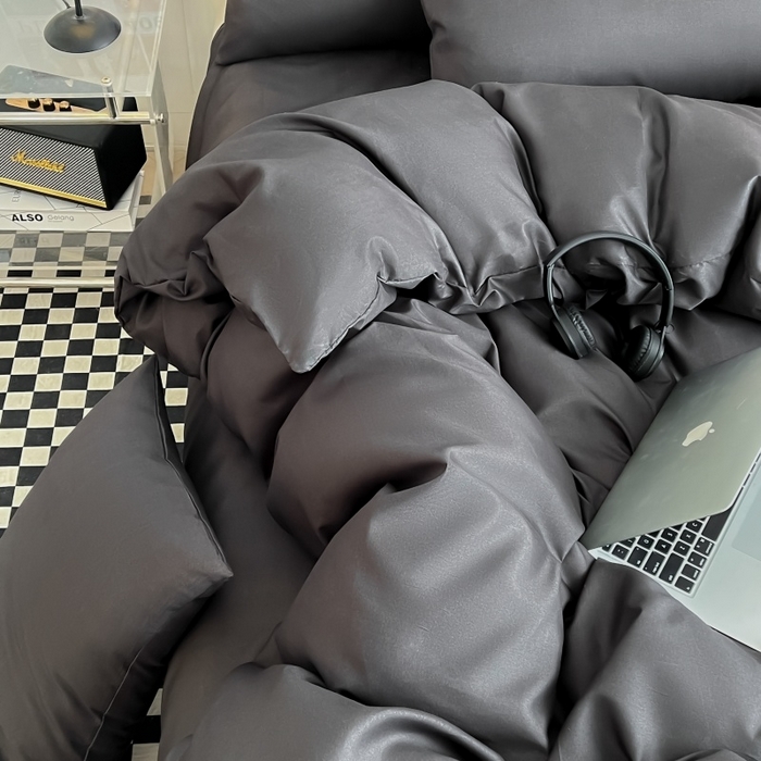 91家纺网 家纺一手货源 找家纺 （总）友承家纺 2026新款床上用品被套单件冬季纯水洗棉被罩学生宿舍单人150x200x230cm双人磨毛被单