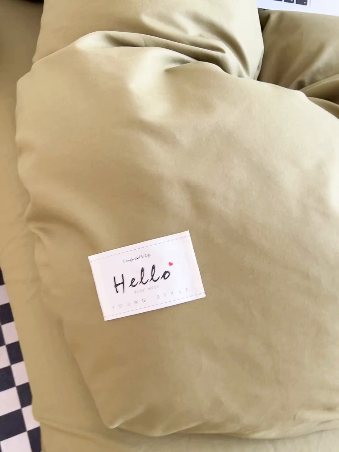 91家纺网 家纺一手货源 找家纺 友承家纺 2026新款床上用品被套单件冬季纯水洗棉被罩学生宿舍单人150x200x230cm双人磨毛被单 军绿